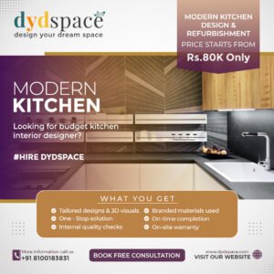 DydSpace - Modular Kitchen cost in Kolkata